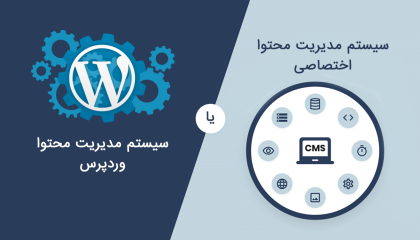 مقایسه طراحی وب سایت با وردپرس و CMS اختصاصی